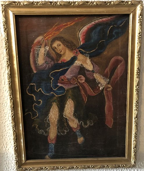 013-e1576068169726.jpg ANGEL CON ESPADA DE FUEGO Y FALDA VERDE - Image 1