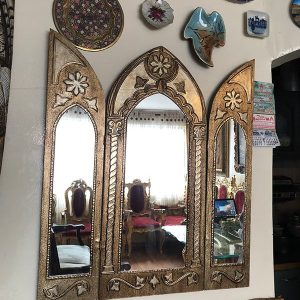 ESPEJO TRIPTICO CON DOS PUESTAS