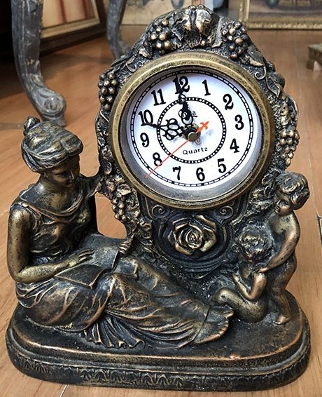 025-e1576068337572.jpg RELOJ CON ROSA SE?ORA Y DOS NI?OS - Image 1