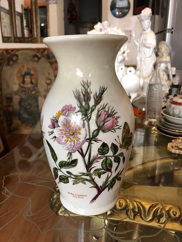 077.jpg JARRON MEDIANO CON FLORES - Image 1