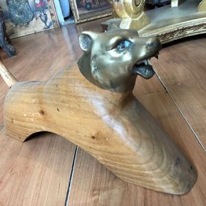 PANTERA CABEZA EN BRONCE