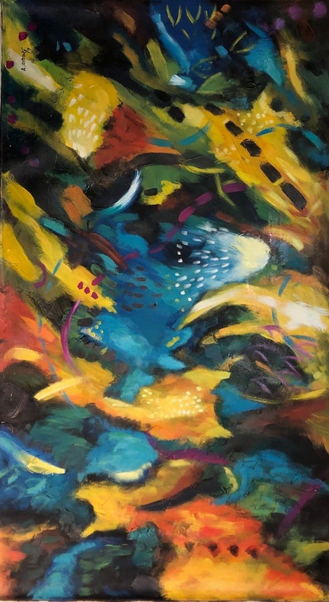 1102.jpg OLEO SOBRE LIENZO, ALVARO VALCARCEL - Image 1