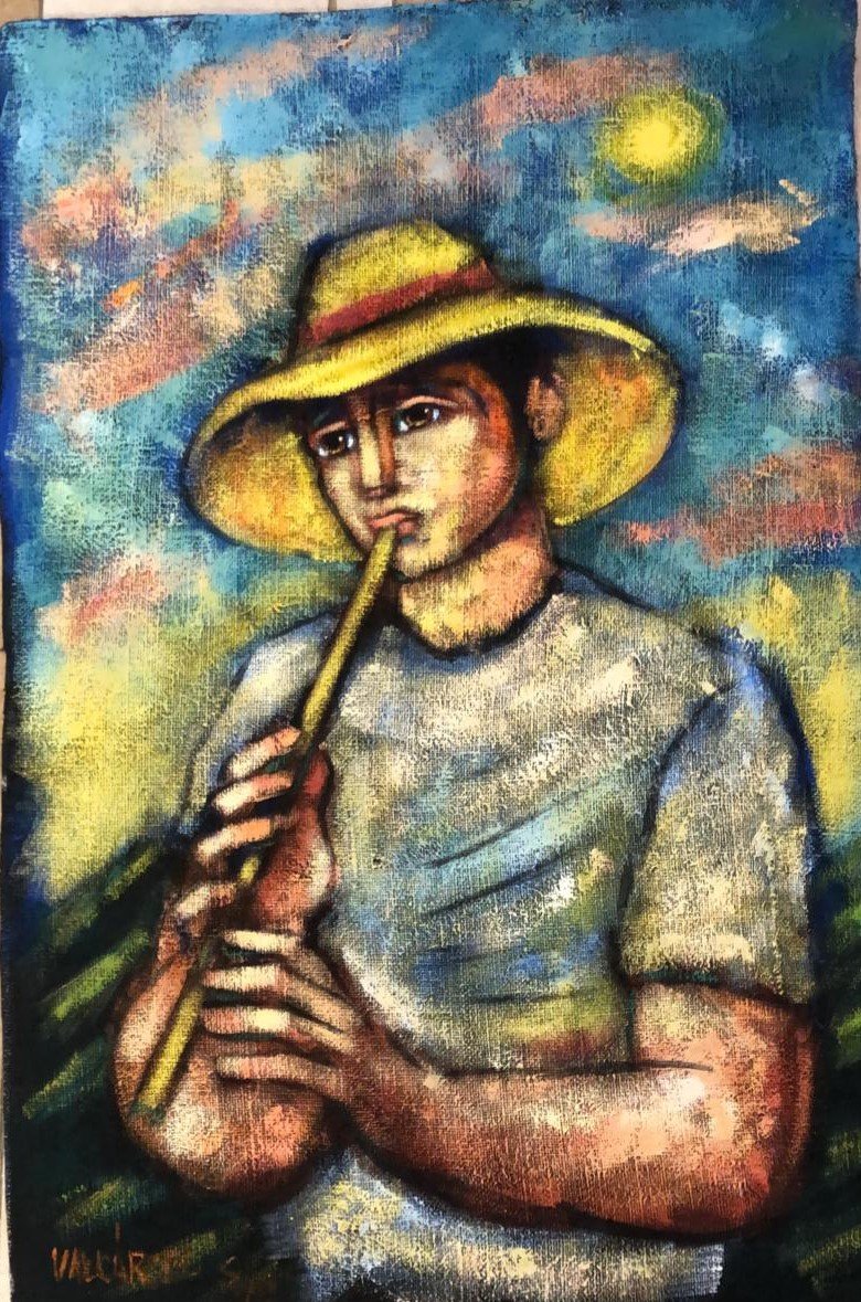 1126.jpg OLEO SOBRE YUTE, ALVARO VANCARCEL - Image 1