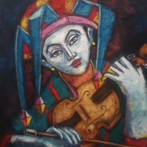 OLEO SOBRE YUTE, ALVARO VALCARCEL