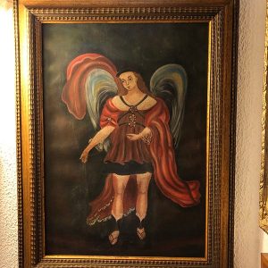 ARCANGEL VESTIDO ROJO PELO ROJO