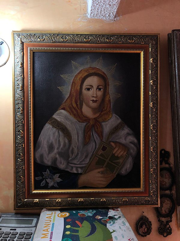 151.jpg SANTA TERESA CON LIBRO EN LA MANO - Image 1