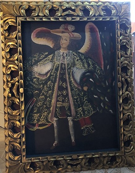 163-e1576037024234.jpg ARCANGEL CON BASTON NEGRO Y SOMBRERO DE CORSARIO - Image 1