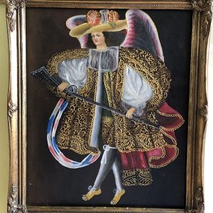 ARCANGEL CON ESCOPETA CON LA CACHA AL REVES