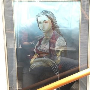 SE?ORA FONDO AZUL OSCURO Y CLARO