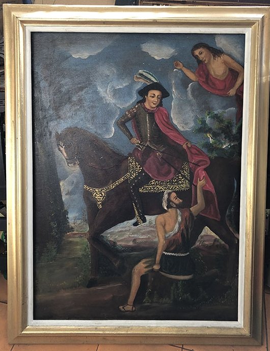 275-e1575778713278.jpg ARCANGEL MONTANDO A CABALLO - Image 1