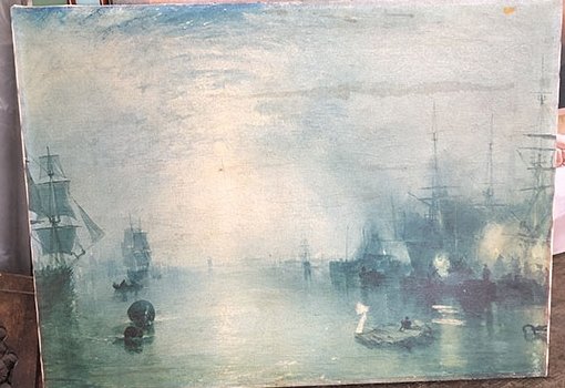 284-e1575778435950.jpg PAISAJE EN EL MAR CON BARCOS DE PIRATAS - Image 1