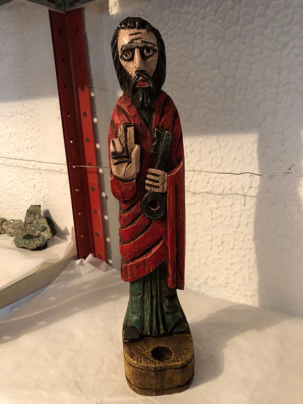 564.jpg SAN JOSE CON CAPA ROJA OJOS TRASNOCHADOS - Image 1