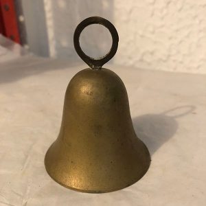 CAMPANA DORADA EN FORMA DE PERA