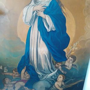 VIRGEN MANTO AZUL