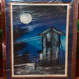 CASA FONDO AZUL LUNA