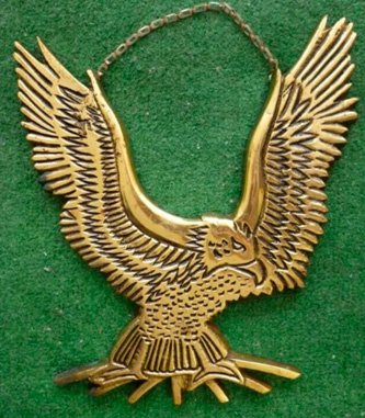 776.jpg AGUILA ALAS ABIERTAS EN BRONCE - Image 1