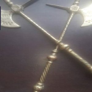 HACHA MEDIEVAL EN BRONCE