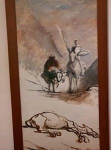 DON QUIJO Y SANCHO PANSA, ENMARCADO