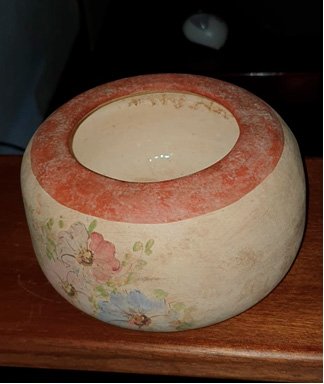 847.jpg LINDO RECIPIENTE MULTIUSOS EN CERAMICA, DECORADO - Image 1