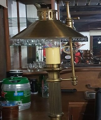 870.jpg LAMPARA DE ESCRITORIO, FABRICADAD EN BRONCE - Image 1