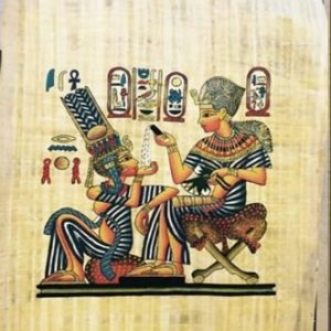 PAPIRO ADQUIRIDO EN EL CAIRO, 54 X 35 CM