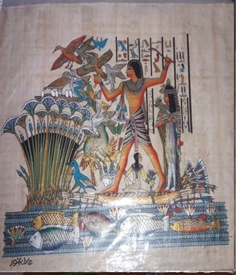 925.jpg PAPIRO ADQUIRIDO EN EL CAIRO, 54 X 35 CM - Image 1