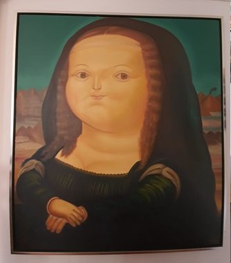 949.jpg LA MONALISA DE BOTERO, REPLICA - Image 1