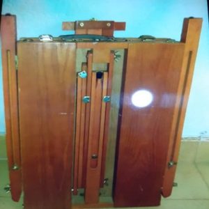 CABALLETE PROFESIONAL EN MADERA, PARA PINTURA, ARMABLE, FACIL DE GUARDAR